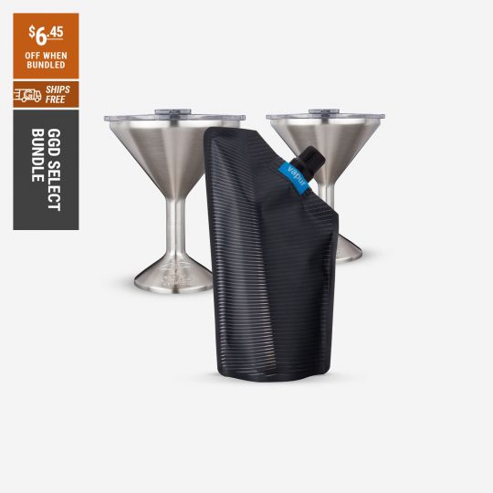 Vapur Incognito Flexible Flask, 2 ORCA Chasertinis | Go Gear Direct Select