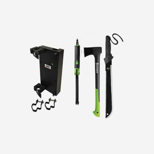 Polaris Can Am Roll Bar Gerber Tool Kit Profile Fit Saw, Machete, Hatchet