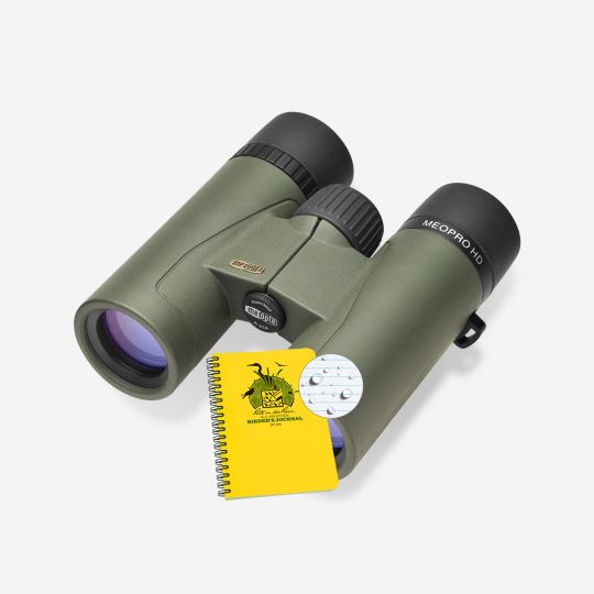 MeoPro HD 8 X 32 Binocular plus Rite in the Rain Birders Journal