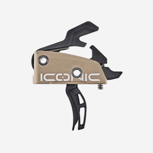 Iconic by RISE Independent Two-Stage Trigger with Anti-Walk Pins | Selectable Color