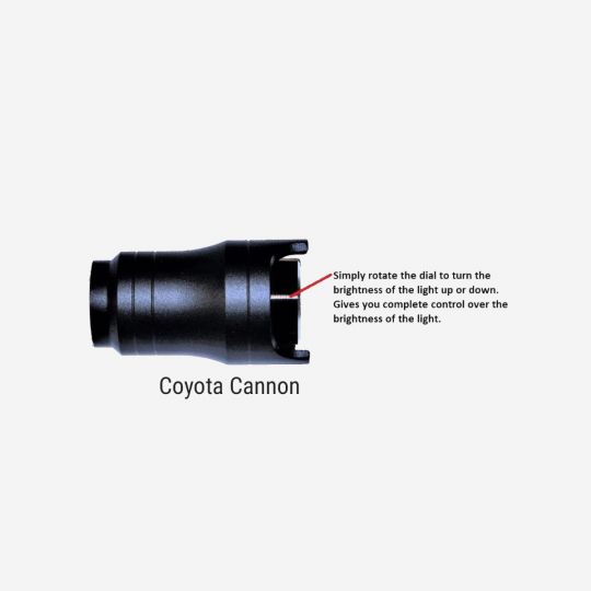 Coyote Cannon Dimmer Tail Cap