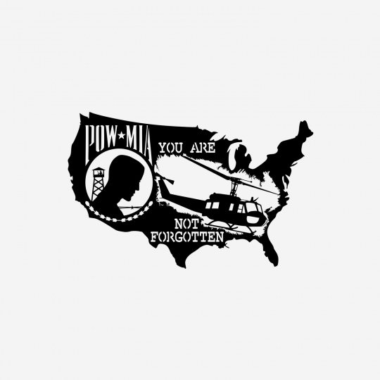 POW | MIA Commemorative Wall Art | Select Your State