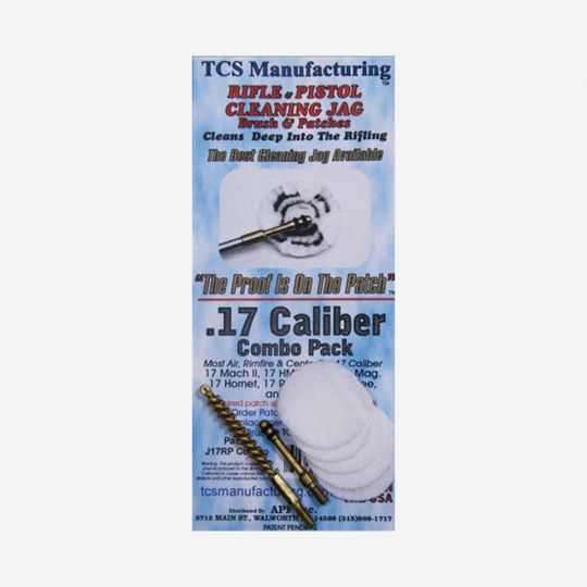 TCS .17 Caliber Rifle and Pistol Cleaning Jag Combo Pack