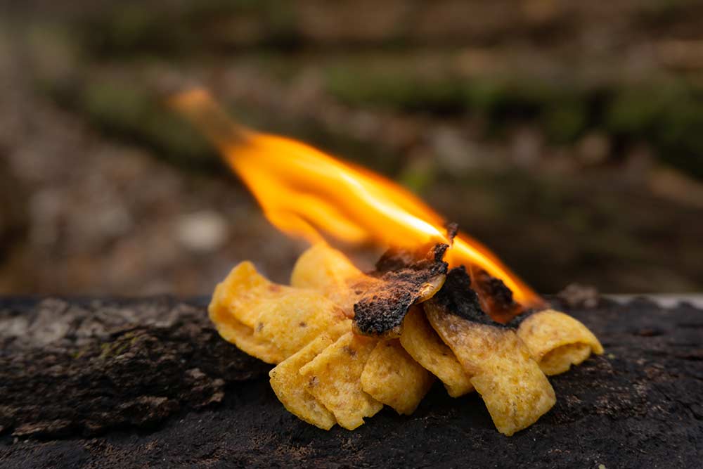 Create Fire from Junk Food