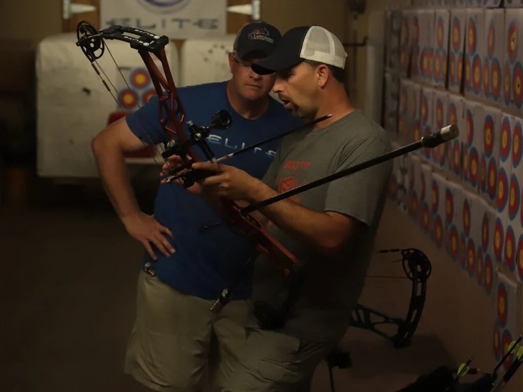 Visit your local bow shop when business is slow so you can shoot a variety of bows at your draw length.