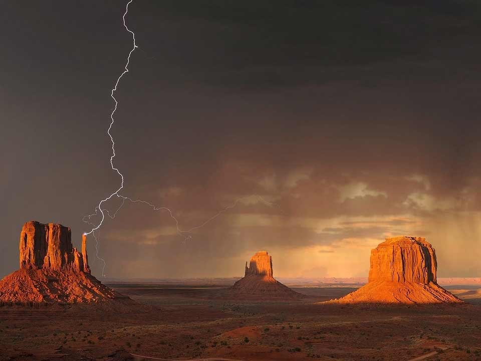 Lightning is attracted not to metal but generally to the tallest thing in a given area. skeeze/Pixabay
