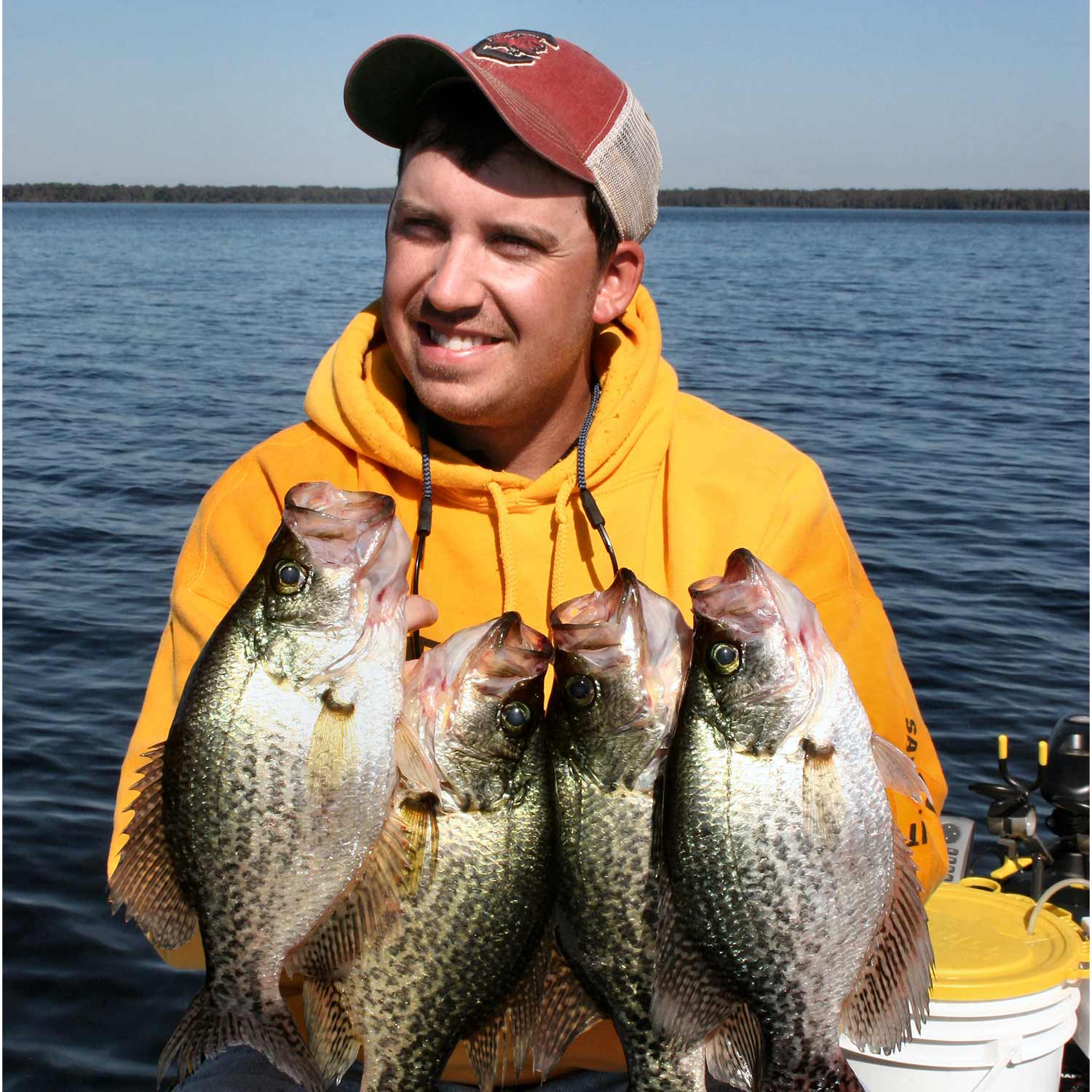 Trolling can catch a lot of crappies. 
